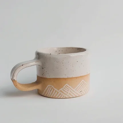 Mountains Handmade Clay Mug Jira Ceramics - Gliniany Kubek Handmade Góry Jira Ceramics