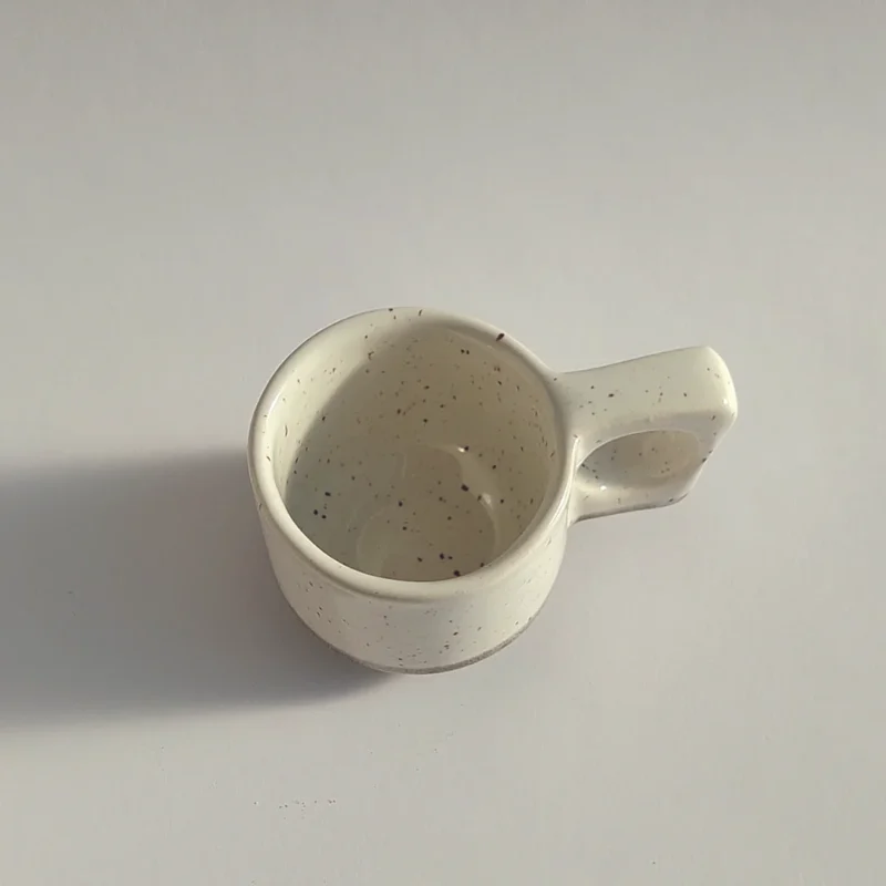 PORCELAIN ESPRESSO CUP WHITE - PORCELANOWA ESPRESSO FILIŻANKA BIAŁA