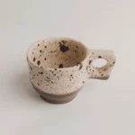 PORCELAIN BOHO CUP BEIGE JIRA CERAMICS - PORCELANOWA FILIŻANKA BOHO BEŻOWA JIRA CERAMICS