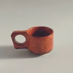 PORCELAIN ESPRESSO CUP COPPER SAGE JIRA CERAMICS - PORCELANOWA FILIŻANKA ESPRESSO MIEDŹ JIRA CERAMICS