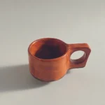 PORCELAIN ESPRESSO CUP COPPER SAGE JIRA CERAMICS - PORCELANOWA FILIŻANKA ESPRESSO MIEDŹ JIRA CERAMICS