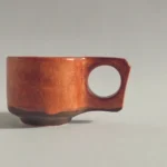 PORCELAIN ESPRESSO CUP COPPER SAGE JIRA CERAMICS - PORCELANOWA FILIŻANKA ESPRESSO MIEDŹ JIRA CERAMICS