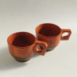 PORCELAIN BOHO CUP COPPER JIRA CERAMICS - PORCELANOWA FILIŻANKA MIEDŹ JIRA CERAMICS