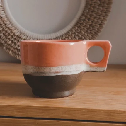 The Purity & Minerals Collection - PORCELANOWA FILIŻANKA KORAL BOHO