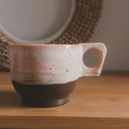 The Purity & Minerals Collection - PORCELANOWA FILIŻANKA BRZOSKWINIA BOHO