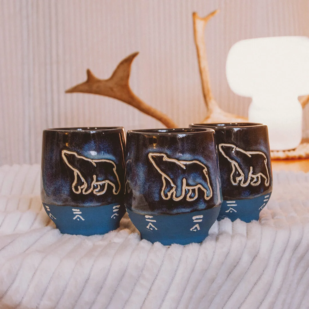jira ceramics pottery made by hand nordic design scandinavian style scandinavian interior ceramika handmade recznierobiona skandynawskie wnetrze kubek niedzwiedz polarny polar bear mug kubek porcelanowy handmade