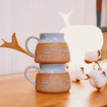 jira ceramics pottery made by hand nordic design scandinavian style scandinavian interior ceramika handmade recznierobiona skandynawskie wnetrze kubek renifer reindeer mug