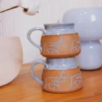 jira ceramics pottery made by hand nordic design scandinavian style scandinavian interior ceramika handmade recznierobiona skandynawskie wnetrze kubek renifer reindeer mug