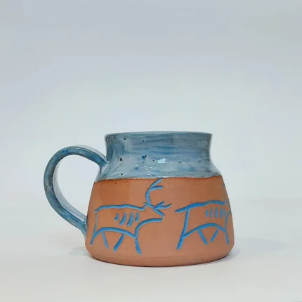jira ceramics pottery made by hand nordic design scandinavian style scandinavian interior ceramika handmade recznierobiona skandynawskie wnetrze kubek renifer reindeer mug